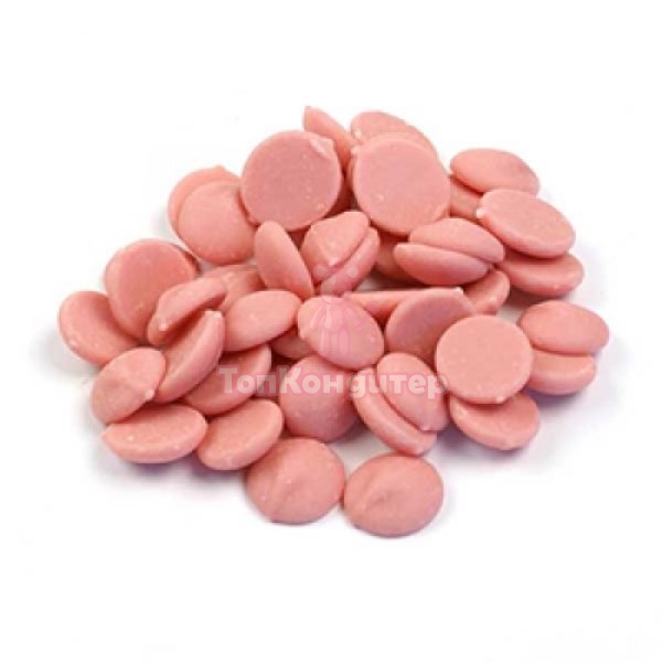 Шоколад Callebaut со вкусом клубники в галлетах 0,25 кг