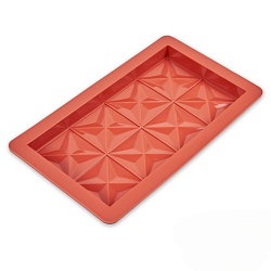 Силиконовая форма для Дубайского шоколада «Звезды» 22 см*11,3 см*2,1 см