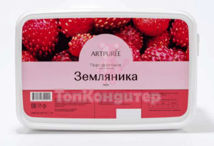 Пюре замороженное "Artpuree" Земляника 250 гр